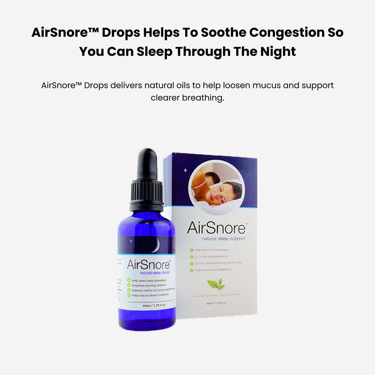 AirSnore Sleep Support Drops